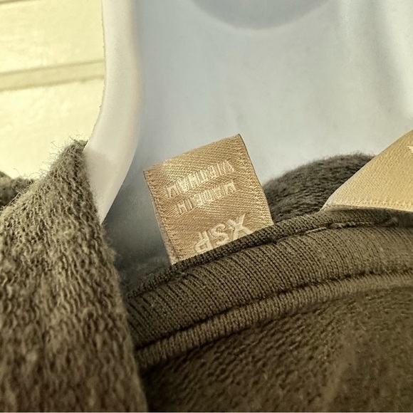 Athleta Surry Hills Oversized Hooded Sweatshirt Dress, X-Small, Olive Green - Picture 7 of 7